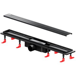 Душевой лоток AM.PM PrimeFlow 70 W02SC-P11-070-01BM с Черной матовой решеткой Cut Gradient