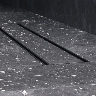 Душевой лоток AM.PM PrimeFlow 50 W02SC-U11-050-04BM с Черной матовой решеткой / под плитку Tile