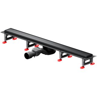 Душевой лоток AM.PM MasterFlow 80 W01SC-U11-080-04BM с Черной матовой решеткой / под плитку Tile