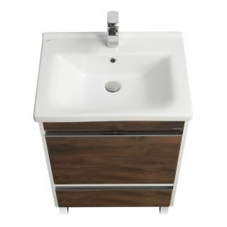 Тумба под раковину Акватон Капри 60см таксония тёмная 1A230101KPDB0