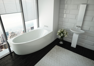 Акриловая ванна АКВАТЕК EFVADP170 Дива 170x90 см правая