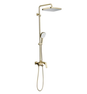 Душевая стойка Gappo G2428-3 золотой сатин