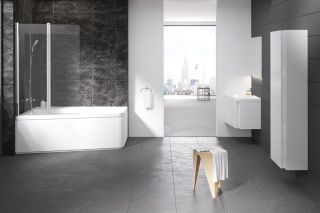 Ravak Шкаф боковой SB 10° 450 белый