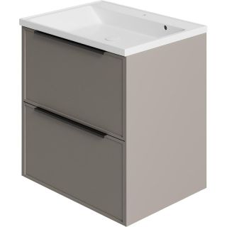 Тумба под раковину La Fenice Simpla FNC-01-SIM-C-60-2 Бежевая матовая 60 см