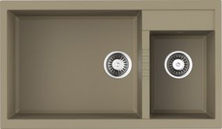 Мойка кухонная Omoikiri Tedori 86-2-LB-CH шампань