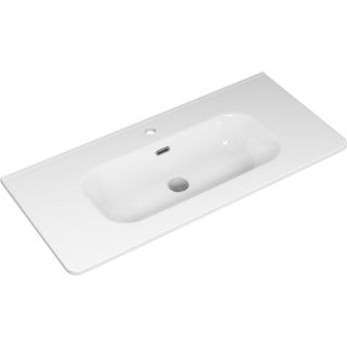 Напольная тумба под раковину Brevita Risacca Crema 100 УТ000025682 Серая матовая