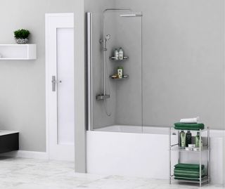 Шторка на ванну WasserKRAFT Berkel 48P01-80