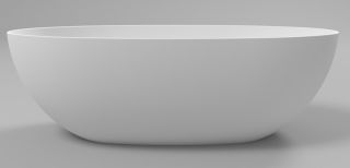 Ванна из искусственного камня Whitecross Diamond 0201.170087.200 170x87см белый матовый