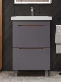 Тумба под раковину напольная Vigo Wave 358 60 см поставляется в разобранном виде дуб золотой