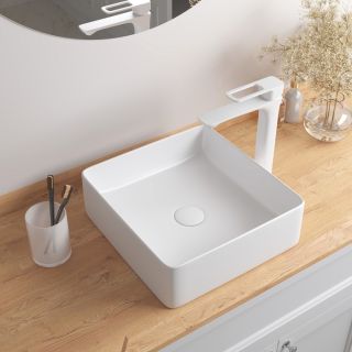 Накладная раковина IDDIS Slide SLIWM01i27 36см белый матовый