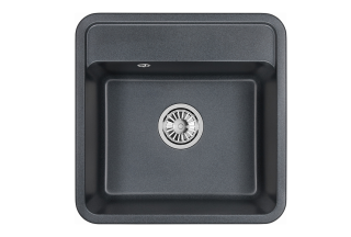Мойка кухонная Granula Standart 5001, ГРАФИТ