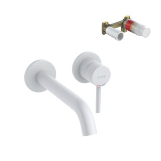 Смеситель для раковины Kludi BOZZ WHITE SET 382455376s белый