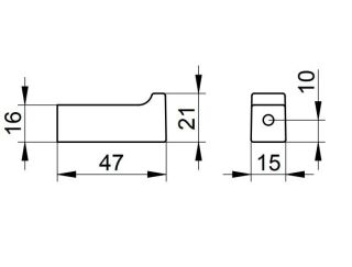 Крючок для халата Keuco Edition 11114030000 бронза шлифованная