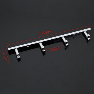 Вешалка четыре крючка Gappo G202-4 хром