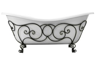 Кованая подставка для ванны Эстет Бостон ФР-00000719 патина