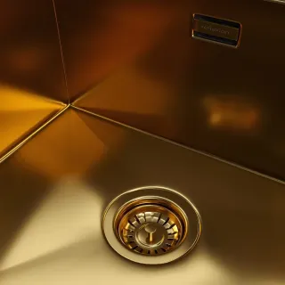 Мойка кухонная Reflexion Maggiore 65-GD RX2365GD брашированное золото