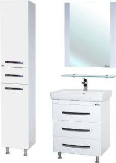 Зеркало Bellezza Рокко 60см белый 00000001224