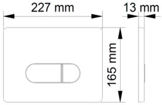 Инсталляция для унитаза Berges Novum D7 с кнопкой белый/хром 040237