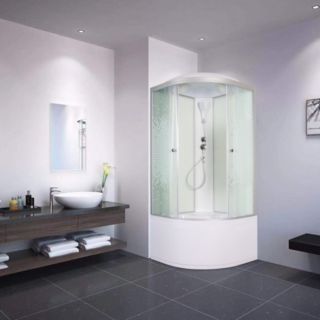 Душевая кабина Deto L 980 с электрикой  80х80х215 см