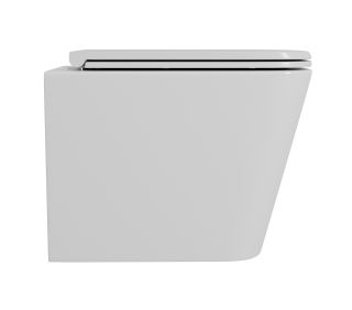 Унитаз подвесной DQ Berlin DT1436516 безободковый смыв торнадо белый