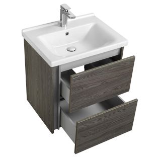 Тумба под раковину Акватон Стоун 60см грецкий орех 1A231401SXC80