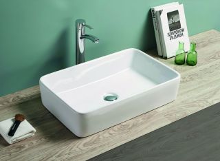 Раковина Art&Max 58см белый AM-7655-X