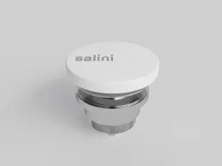 Донный клапан для раковины Salini S-Sense 16622WG D 604 белый глянцевый