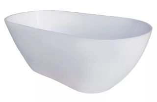 Ванна из искусственного камня AquaStone Бали 180x80см белый