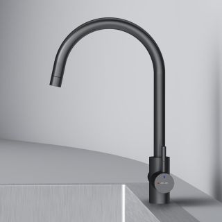 Смеситель для кухни Am.Pm X-Joy S F85B07722 с каналом для питьевой воды чёрный