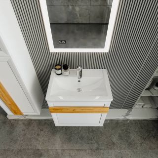 Тумба под раковину Бриклаер Берлин 4627125416064 60 см белый