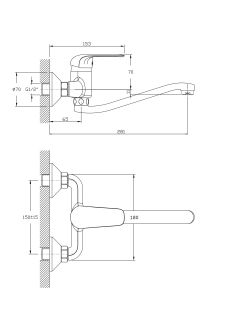 Смеситель для кухонной мойки RUSH Fiji (FI1835-28)