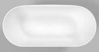 Ванна из искусственного камня Whitecross Coral X 0203.170077.200 170x77см белый матовый