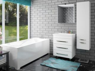 Пенал подвесной Эстет Monaco ФР-00002156 П 40см белый