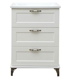 Напольная тумба под раковину Эстет Bali Classic ФР-00002231 80см три ящика белый