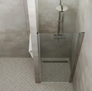 Душевая дверь Triton Уно Щ0000036857 80 см профиль хром стекло прозрачное