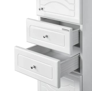 Шкаф-колонна Акватон Домус правосторонний белый 1A122003DO01R