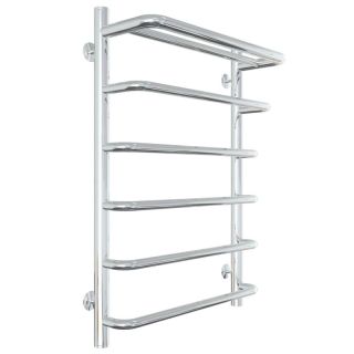 Полотенцесушитель водяной Laris Стандарт 73208012 с полкой П6 50x70см хром