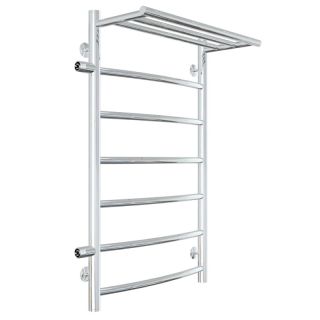 Полотенцесушитель водяной Laris Классик 73208018 левый  с полкой П7 50x80см хром