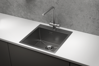 Мойка кухонная Granula 5151, СТАЛЬ САТИН