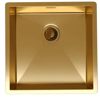 Мойка кухонная Reflexion Como 44-GD RX2044GD брашированное золото
