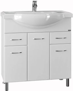 Тумба под раковину СанТа Эльбрус 201115 80см белый