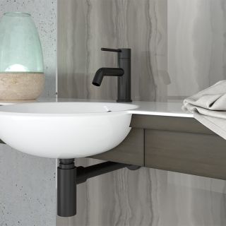 Смеситель для раковины Paini Cox 78PZ211LBL чёрный матовый