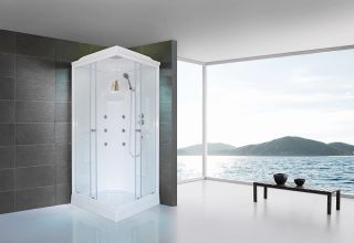 Душевая кабина Royal Bath HP стекло прозрачное 80x80см RB80HP2-T