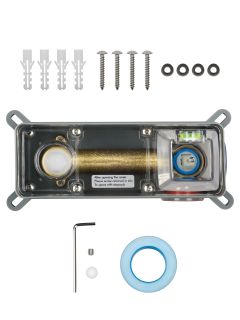 Встраиваемый смеситель для раковины Wonzon & Woghand WW-105-MB чёрный матовый