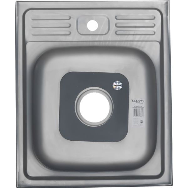 Мойка 5060 Melana 0,6/160 хром с сифоном (013/2 *10)