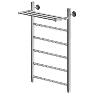 Полотенцесушитель водяной Aquanet Mauro 282321 с полкой 80x50 см хром