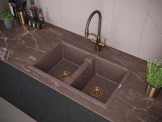 Мойка кухонная Paulmark Zwilling PM238150-CO кофе