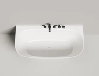 Ванна из искусственного камня Salini Sofia Wall S-Stone 102527M 160x80см белый матовый