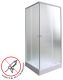 Душевой уголок Parly с поддоном 80x80см белый ZEQ8111