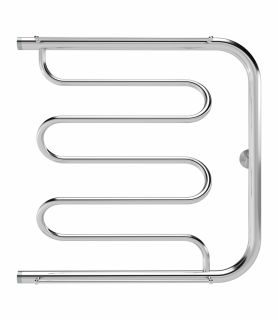 Полотенцесушитель водяной Indigo Фокстрот Liana FLW60-70P с полкой 60x70 см хром